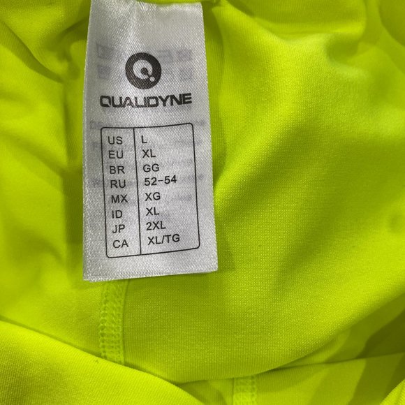 Qualidyne Men's Shorts Gray Green Men's Large Lightweight Exercise Active Wear - Picture 10 of 10